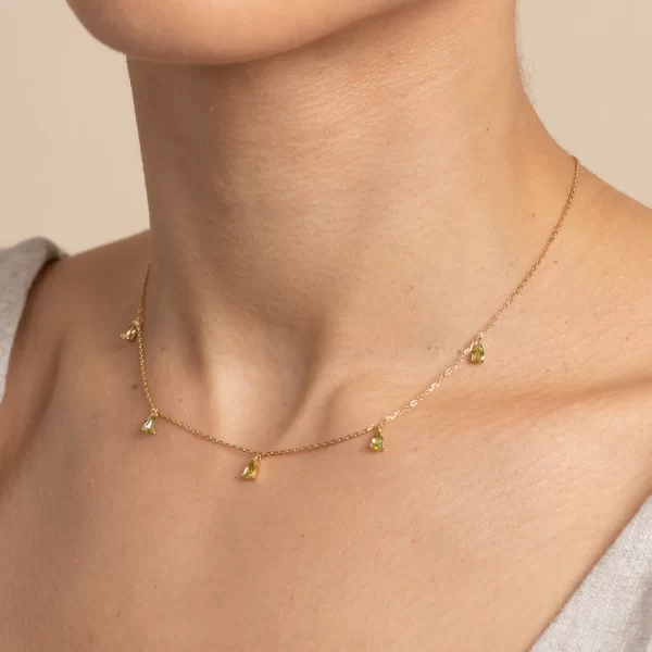 Charm Necklace in Gold
